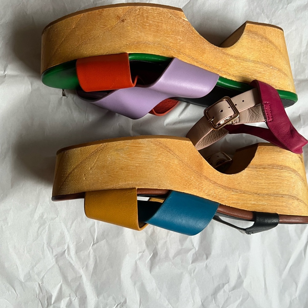 Charlotte Stone Multicolor Strappy Sandals - Picture 7 of 7